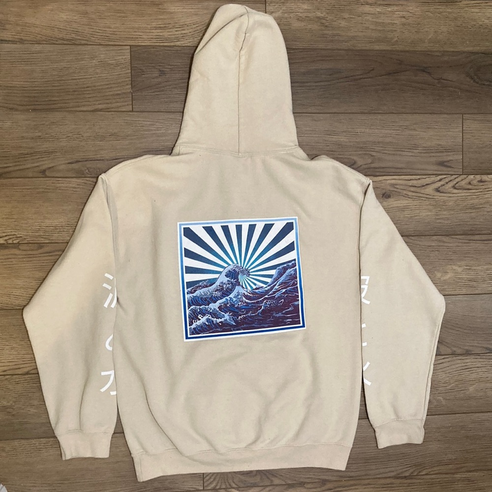 Neon Riot Wave Hooded Sweatshirt - Picture 2 of 2